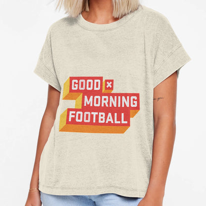Angry Runs Good Morning Football T-Shirt - Custom Art Print Unisex - T-Shirt, Sweatshirt, Hoodie