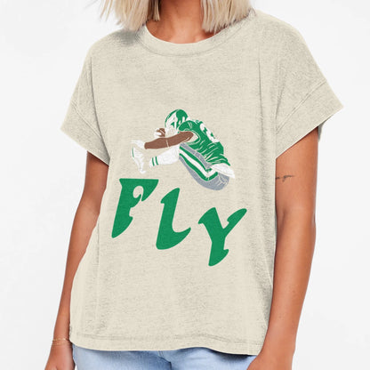 Fly Saquon Philadelphia Football T-Shirt - Unique Graphic Unisex - T-Shirt, Sweatshirt, Hoodie