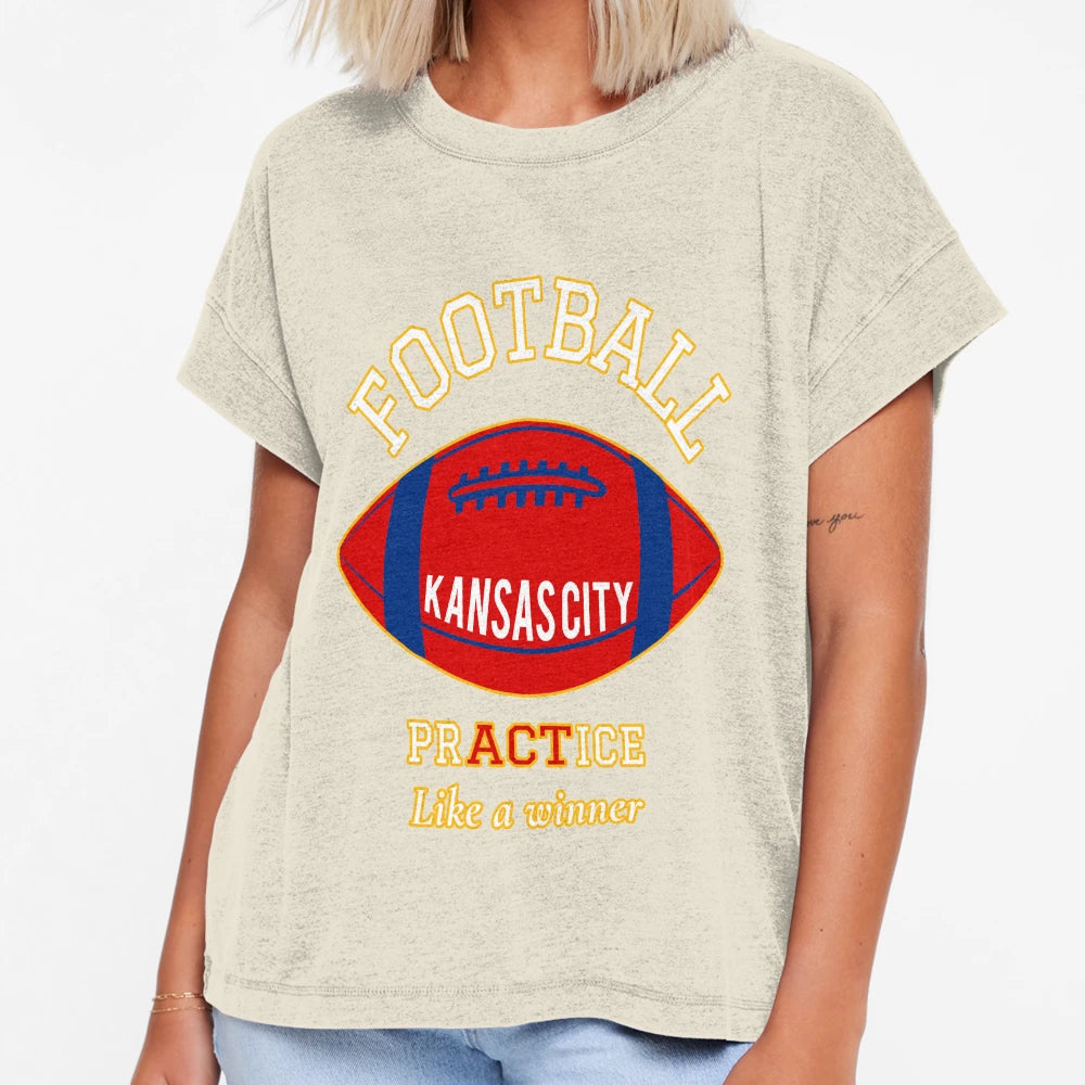 Football Fan Art College Practice T-Shirt - Aesthetic Graphic for Adults - T-Shirt, Sweatshirt, Hoodie