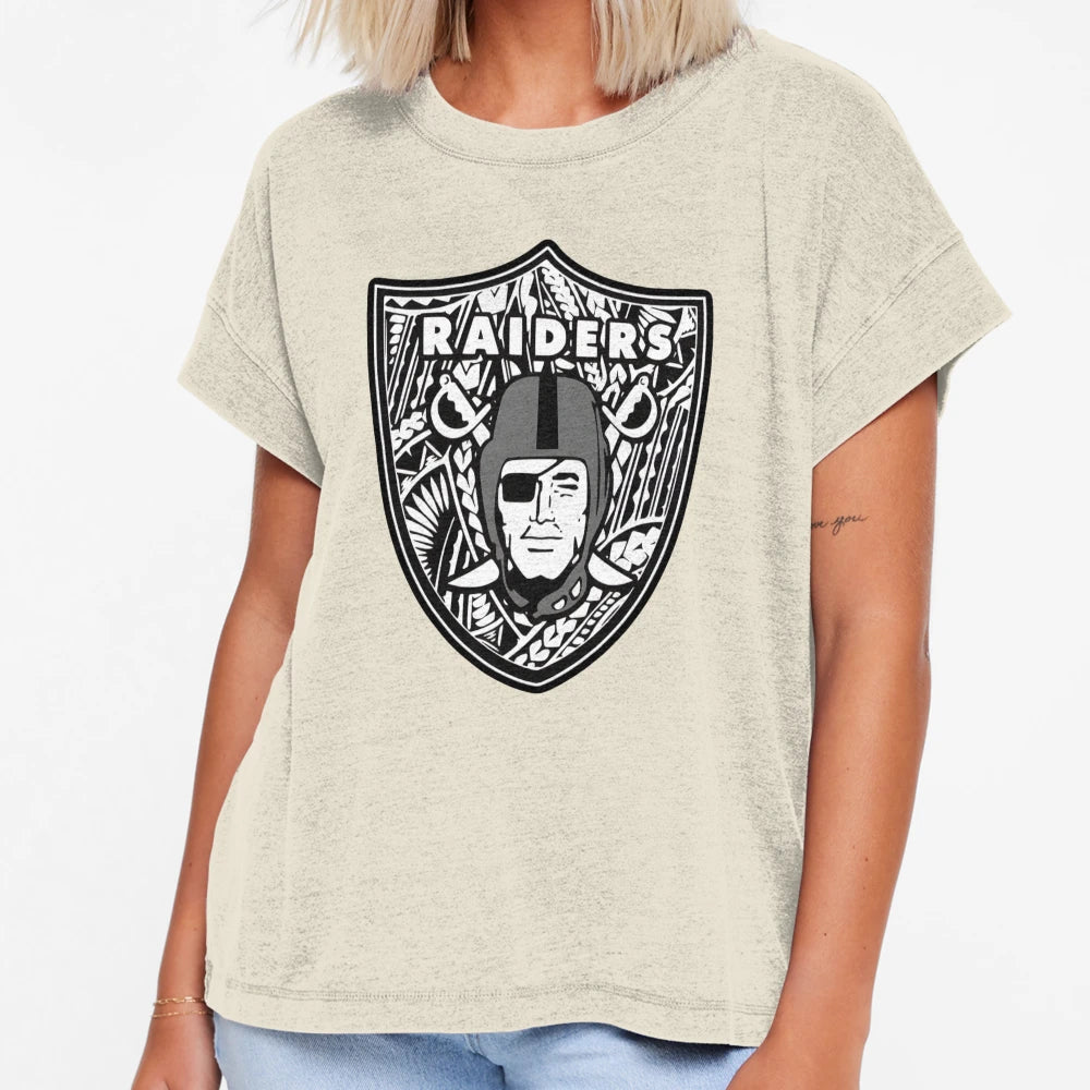 Raiders Shield T-Shirt - Graphic Print Unisex - T-Shirt, Sweatshirt, Hoodie