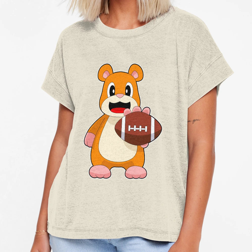 Hamster American Football Sports T-Shirt - Fun Novelty Design Men Women - T-Shirt, Sweatshirt, Hoodie