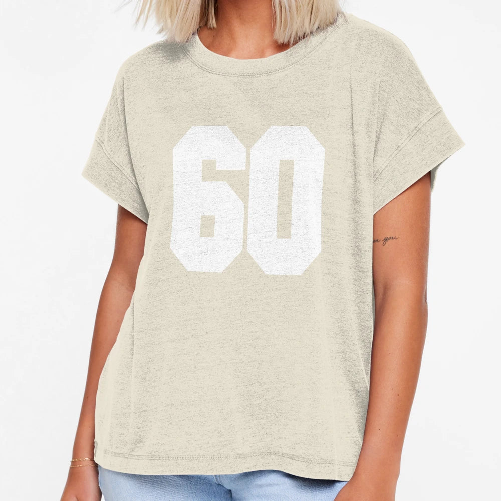 60 Number Cleveland Sports Sixty Brown T-Shirt - Novelty Apparel Unisex - T-Shirt, Sweatshirt, Hoodie