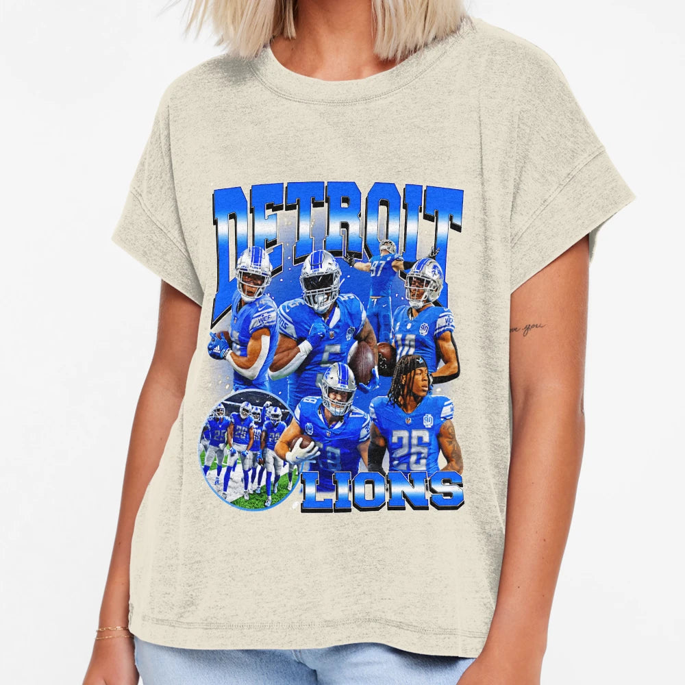 Detroit Lions T-Shirt - Streetwear Style Unisex - T-Shirt, Sweatshirt, Hoodie