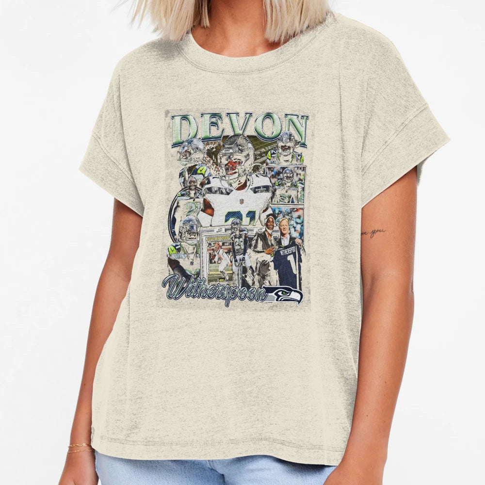 Devon Witherspoon Bootleg T-Shirt - Casual Everyday Wear Men Women - T-Shirt, Sweatshirt, Hoodie