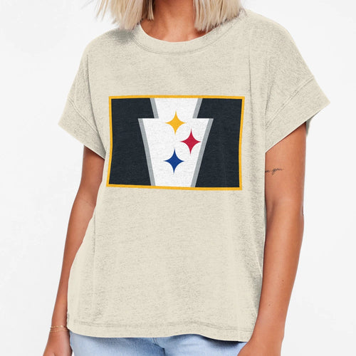 Pittsburgh Football Keystone Flag T-Shirt - Custom Art Print Unisex - T-Shirt, Sweatshirt, Hoodie