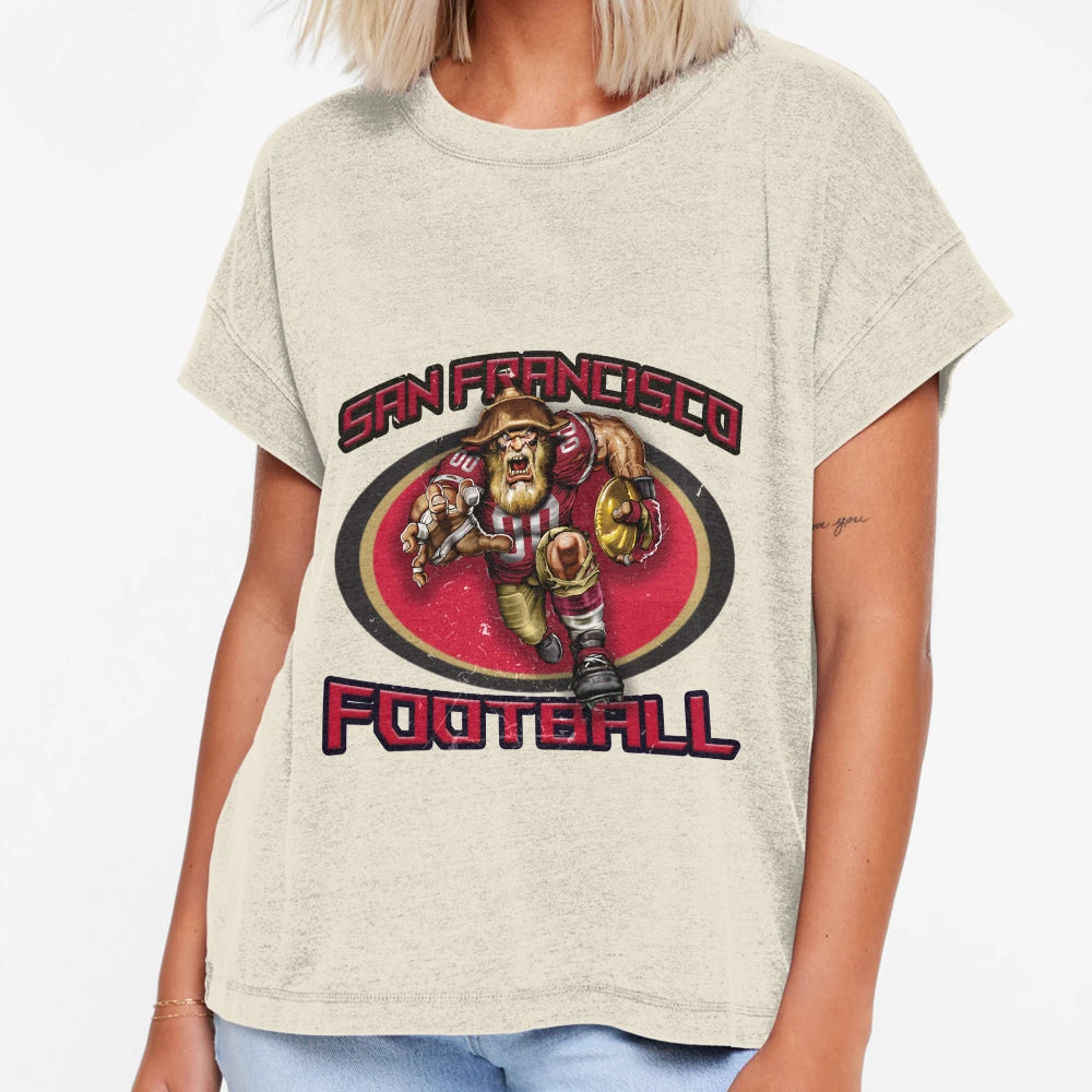 San Francisco Football T-Shirt - Trendy Graphic Men Women - T-Shirt, Sweatshirt, Hoodie