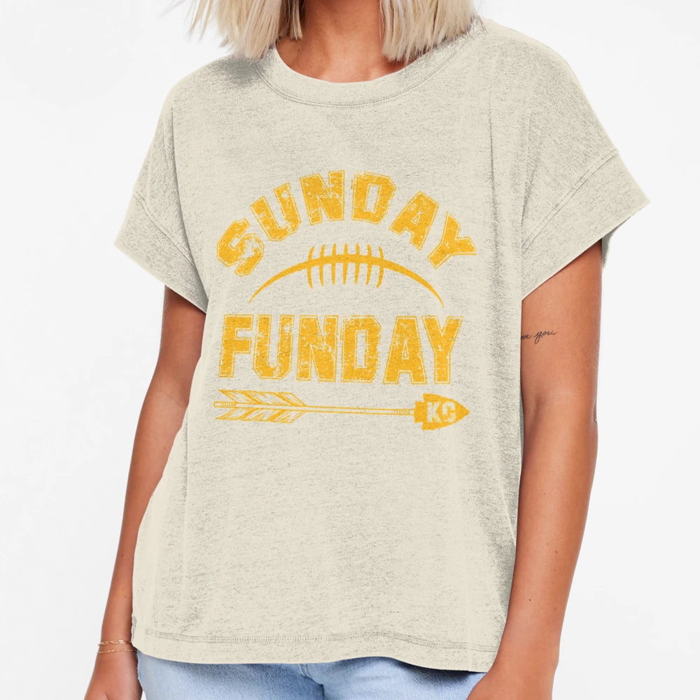Sunday Funday Kc T-Shirt - Streetwear Style Men Women - T-Shirt, Sweatshirt, Hoodie