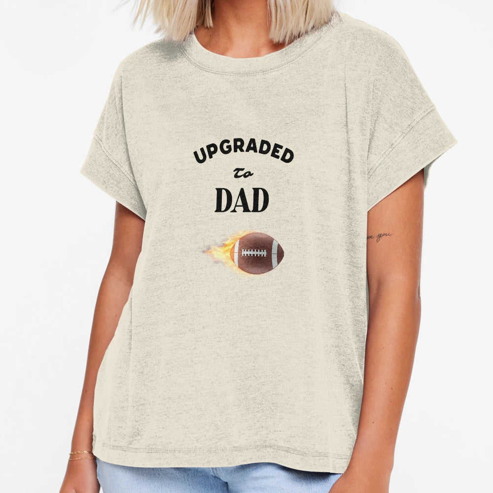 Upgraded To Dad New Dad Gift T-Shirt - Graphic Print for Adults - T-Shirt, Sweatshirt, Hoodie