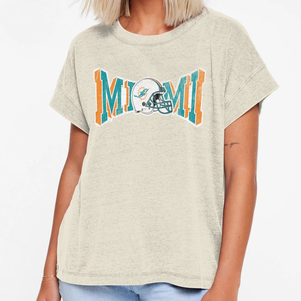 Miami T-Shirt - Minimalist Print for Adults - T-Shirt, Sweatshirt, Hoodie