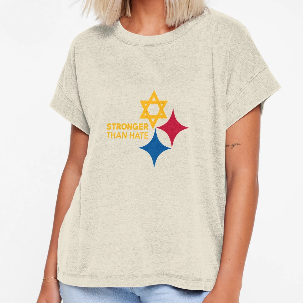 Pittsburgh Stronger Than Hate T-Shirt - Novelty Apparel Men Women - T-Shirt, Sweatshirt, Hoodie