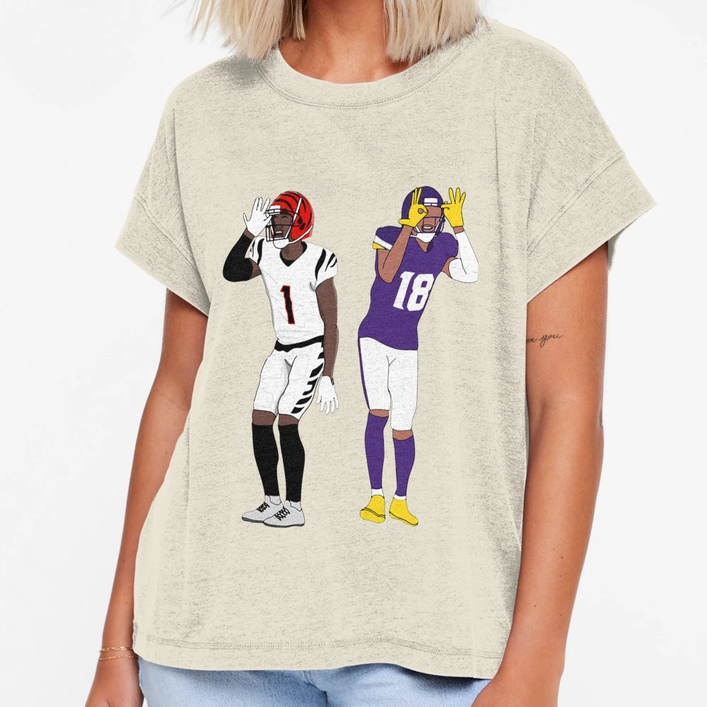 Griddy Duo T-Shirt - Custom Art Print Men Women - T-Shirt, Sweatshirt, Hoodie