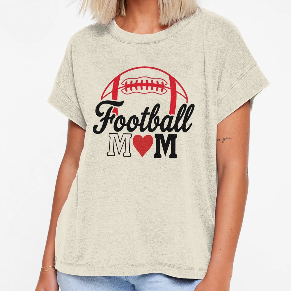 Football Mom Mothers Day T-Shirt - Custom Art Print for Adults - T-Shirt, Sweatshirt, Hoodie