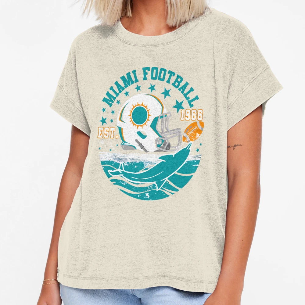 Football Miami Dolphins T-Shirt - Unique Graphic Men Women - T-Shirt, Sweatshirt, Hoodie