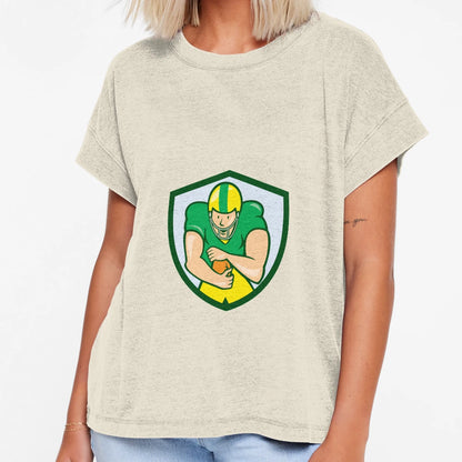 American Football Running Back Shield T-Shirt - Trendy Graphic Unisex - T-Shirt, Sweatshirt, Hoodie