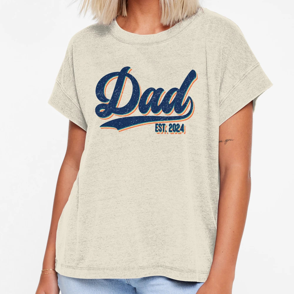 Dad 2024 Fathers Day Baseball Dad T-Shirt - Casual Everyday Wear Unisex - T-Shirt, Sweatshirt, Hoodie