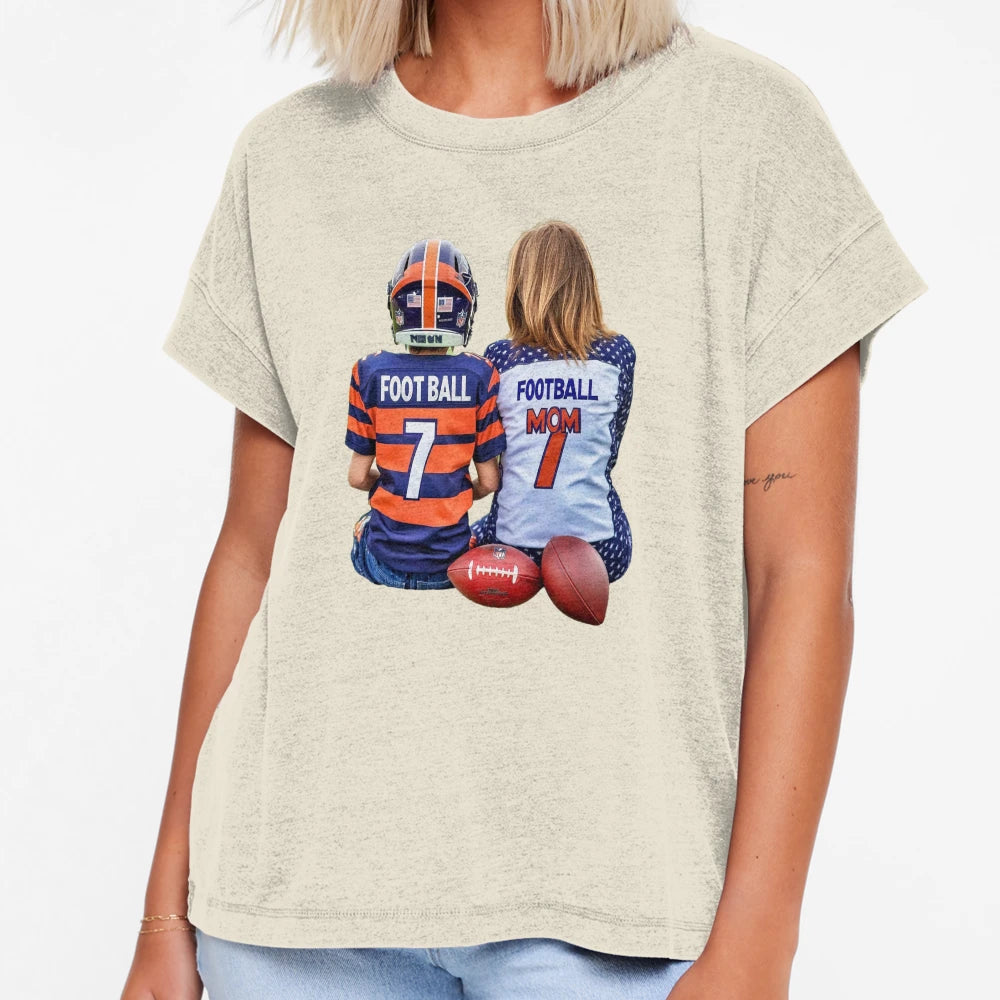 Football Mom T-Shirt - Unique Graphic for Adults - T-Shirt, Sweatshirt, Hoodie