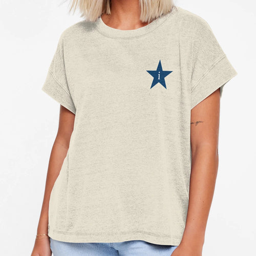 Star Initial Monogram I Navy T-Shirt - Unique Graphic Unisex - T-Shirt, Sweatshirt, Hoodie