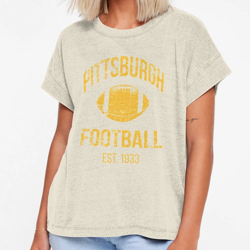 Pittsburgh Football Team T-Shirt - Minimalist Print Unisex - T-Shirt, Sweatshirt, Hoodie