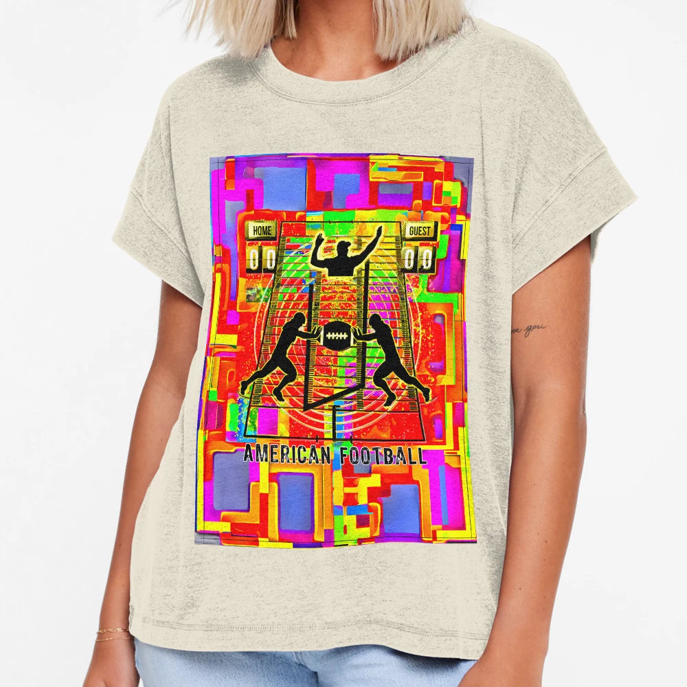 American Football Color Game T-Shirt - Novelty Apparel Men Women - T-Shirt, Sweatshirt, Hoodie