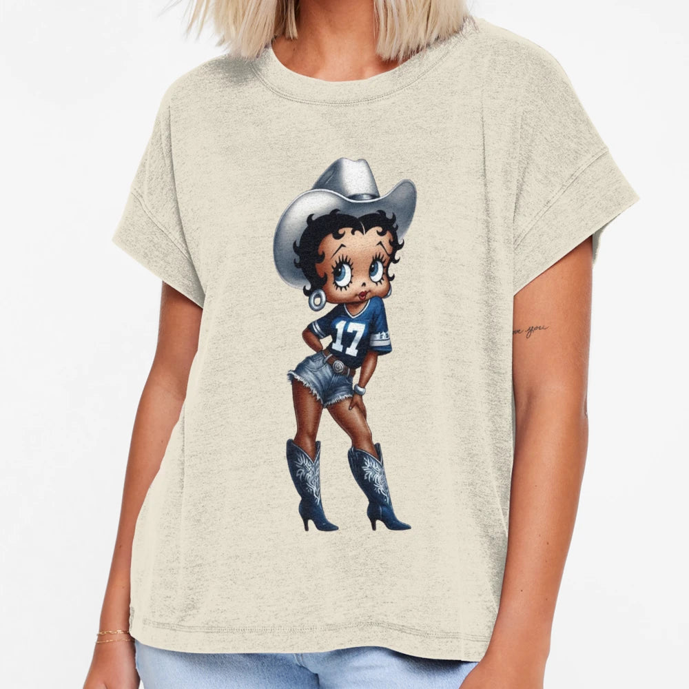 Betty Boop T-Shirt - Minimalist Print for Adults - T-Shirt, Sweatshirt, Hoodie