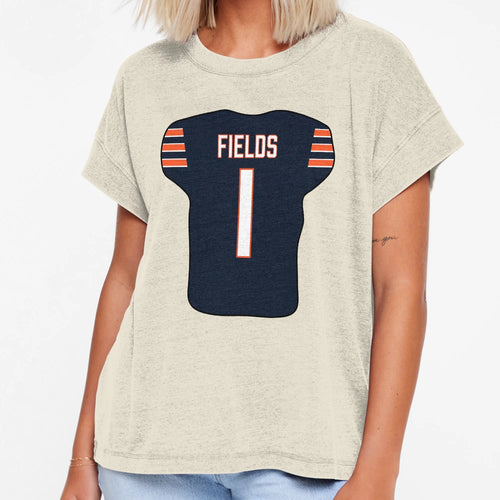 Justin Fields Jersey T-Shirt - Casual Everyday Wear Men Women - T-Shirt, Sweatshirt, Hoodie