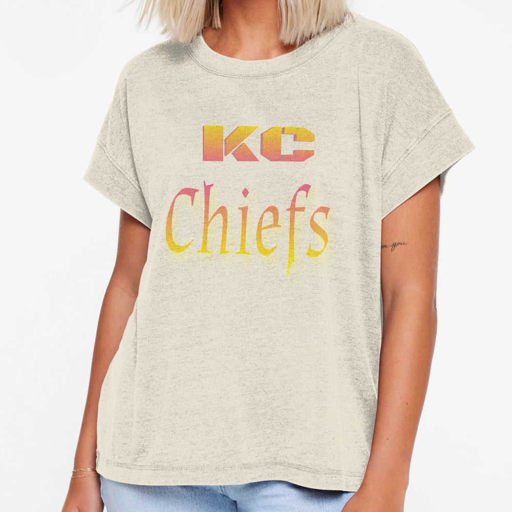 Kc Chiefs T-Shirt - Custom Art Print Unisex - T-Shirt, Sweatshirt, Hoodie