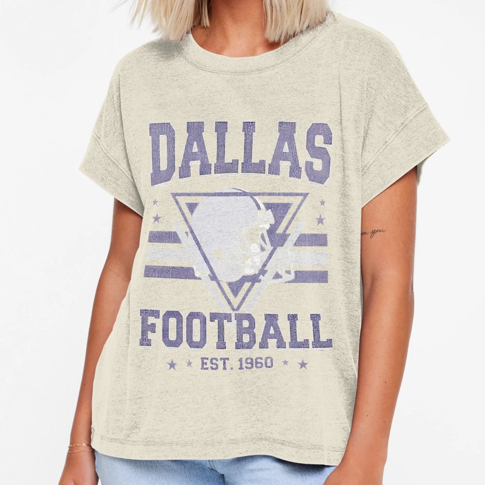 Dallas Football T-Shirt - Casual Everyday Wear Men Women - T-Shirt, Sweatshirt, Hoodie