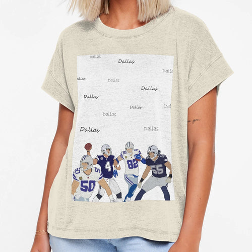 Cowboys Players 50 4 82 55 T-Shirt - Fun Novelty Design Men Women - T-Shirt, Sweatshirt, Hoodie