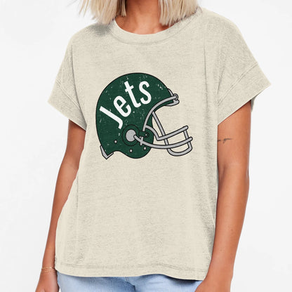 Jets Helmet T-Shirt - Graphic Print Unisex - T-Shirt, Sweatshirt, Hoodie