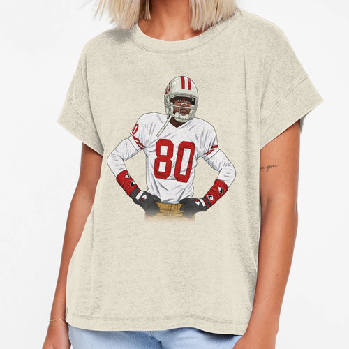 Jerry Rice T-Shirt - Unique Graphic for Adults - T-Shirt, Sweatshirt, Hoodie