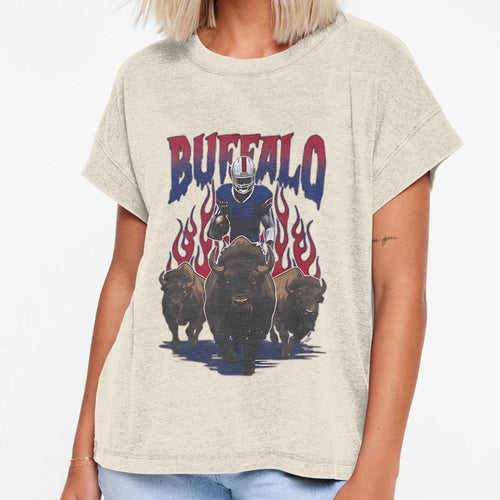 Buffalo Bills Comfort Colors T-Shirt - Aesthetic Graphic for Adults - T-Shirt, Sweatshirt, Hoodie