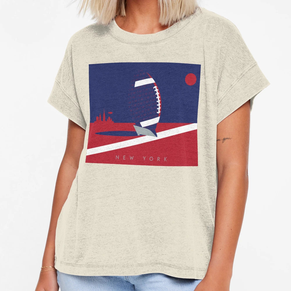 New York Nfl Fan Art T-Shirt - Graphic Print for Adults - T-Shirt, Sweatshirt, Hoodie