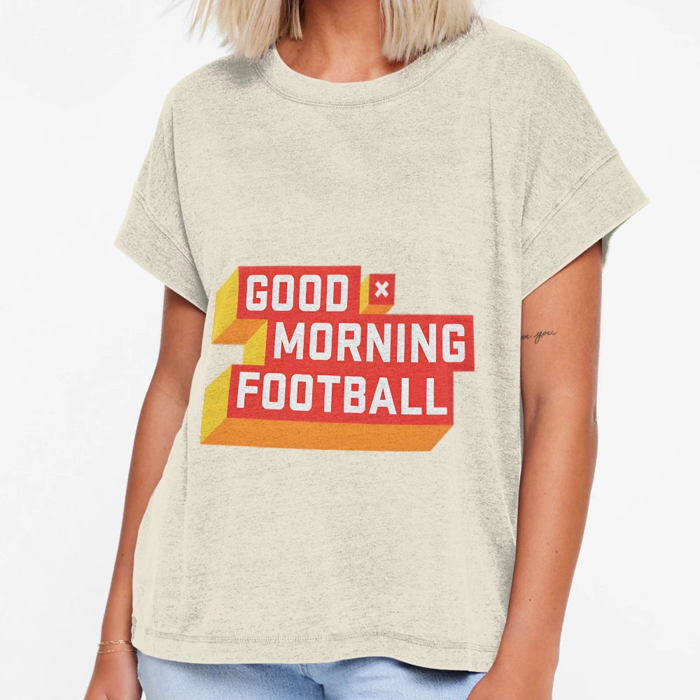 Good Morning Football Gmfb T-Shirt - Aesthetic Graphic for Adults - T-Shirt, Sweatshirt, Hoodie
