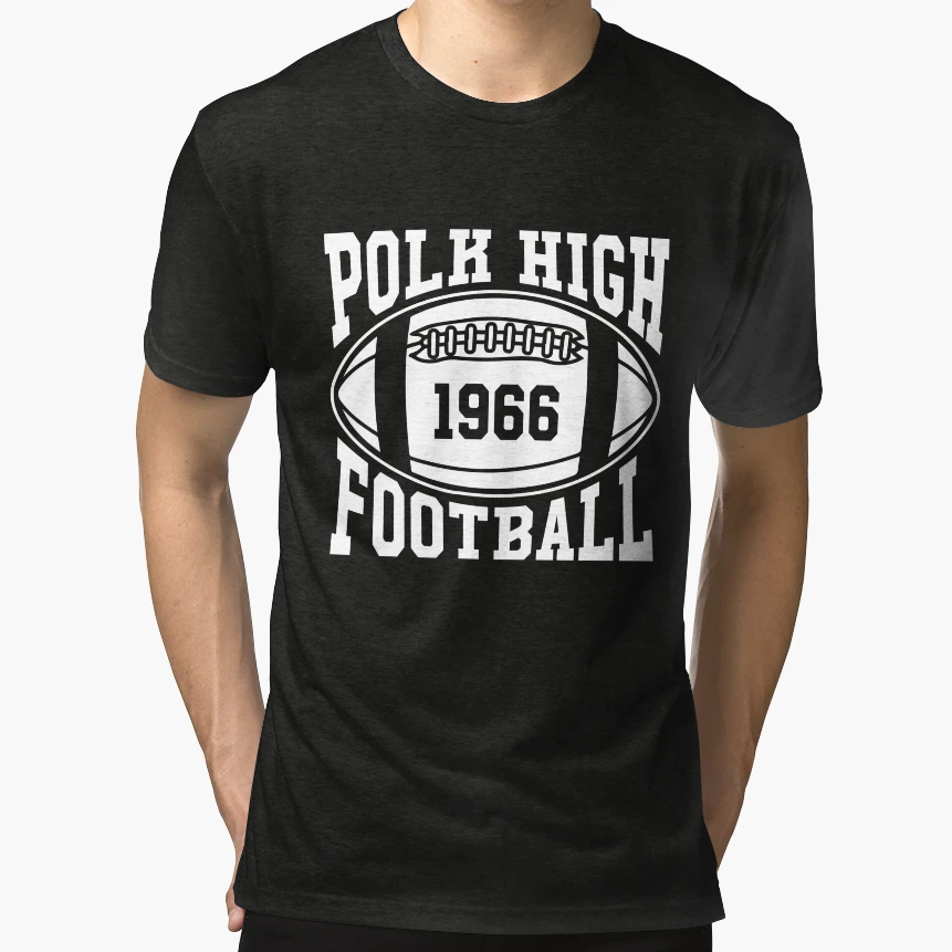 Polk High Football T-Shirt - Unique Graphic Men Women - T-Shirt, Sweatshirt, Hoodie