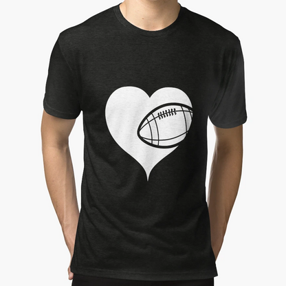 American Football Sports T-Shirt - Minimalist Print Men Women - T-Shirt, Sweatshirt, Hoodie