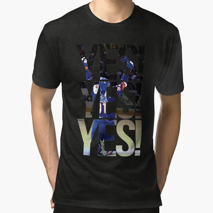 Yes Yes Yes New York Islanders T-Shirt - Aesthetic Graphic for Adults - T-Shirt, Sweatshirt, Hoodie