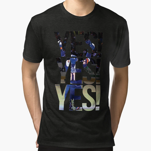 Yes Yes Yes New York Islanders T-Shirt - Aesthetic Graphic for Adults - T-Shirt, Sweatshirt, Hoodie