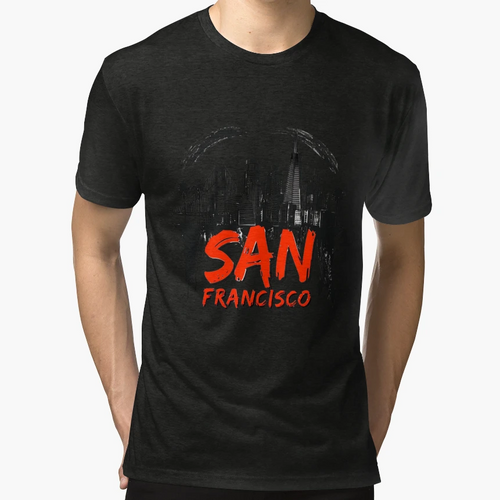 San Francisco T-Shirt - Trendy Graphic for Adults - T-Shirt, Sweatshirt, Hoodie