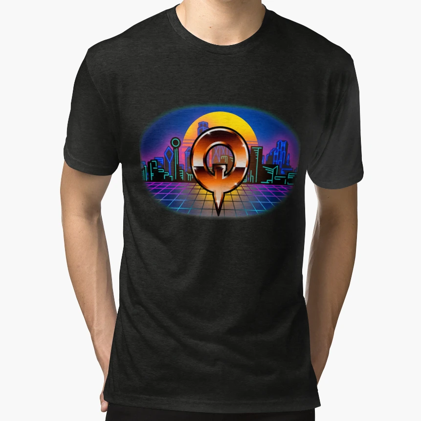 Retrowave Quakecon T-Shirt - Trendy Graphic Unisex - T-Shirt, Sweatshirt, Hoodie