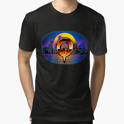 Retrowave Quakecon T-Shirt - Trendy Graphic Unisex - T-Shirt, Sweatshirt, Hoodie