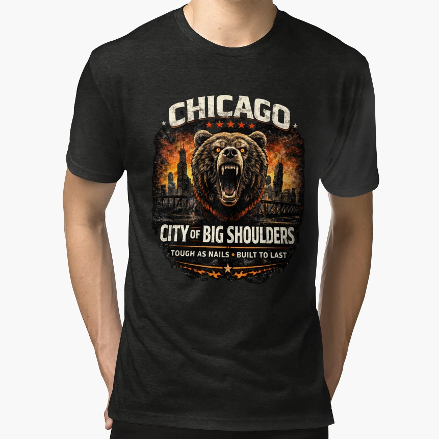 Chicago T-Shirt - Novelty Apparel for Adults - T-Shirt, Sweatshirt, Hoodie