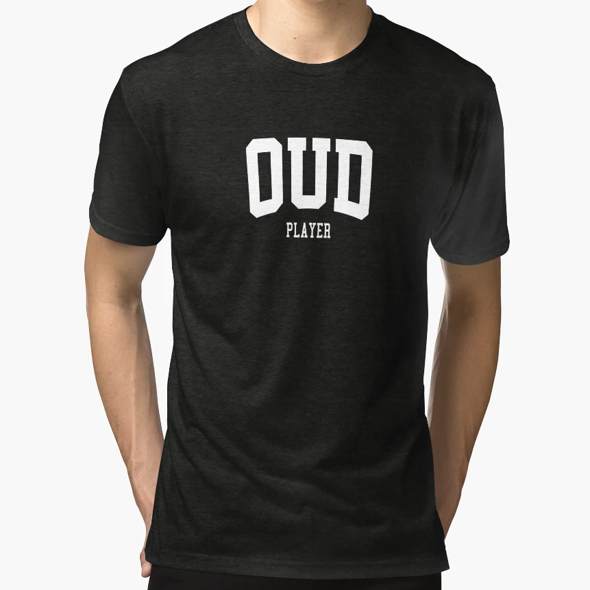 Oud Player T-Shirt - Minimalist Print for Adults - T-Shirt, Sweatshirt, Hoodie