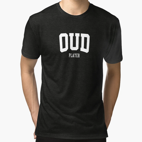 Oud Player T-Shirt - Minimalist Print for Adults - T-Shirt, Sweatshirt, Hoodie