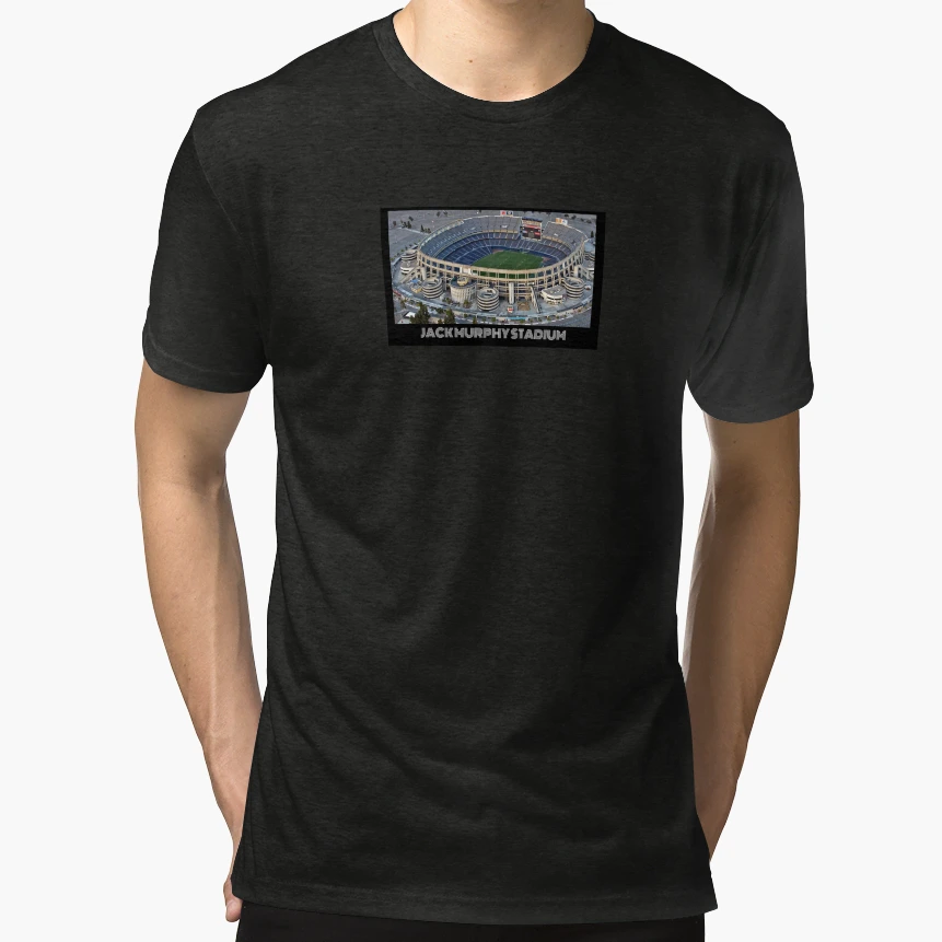 Jack Murphy Stadium Powder Blue T-Shirt - Unique Graphic Unisex - T-Shirt, Sweatshirt, Hoodie