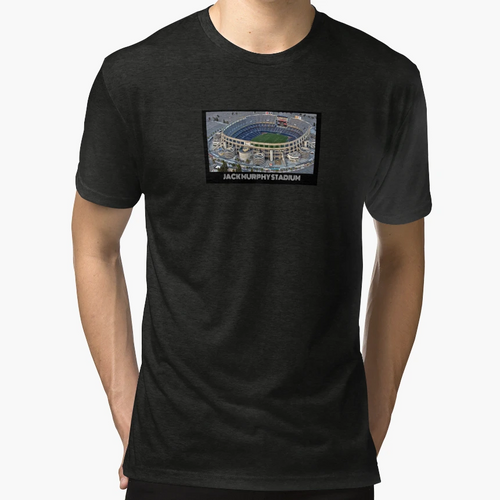 Jack Murphy Stadium Powder Blue T-Shirt - Unique Graphic Unisex - T-Shirt, Sweatshirt, Hoodie