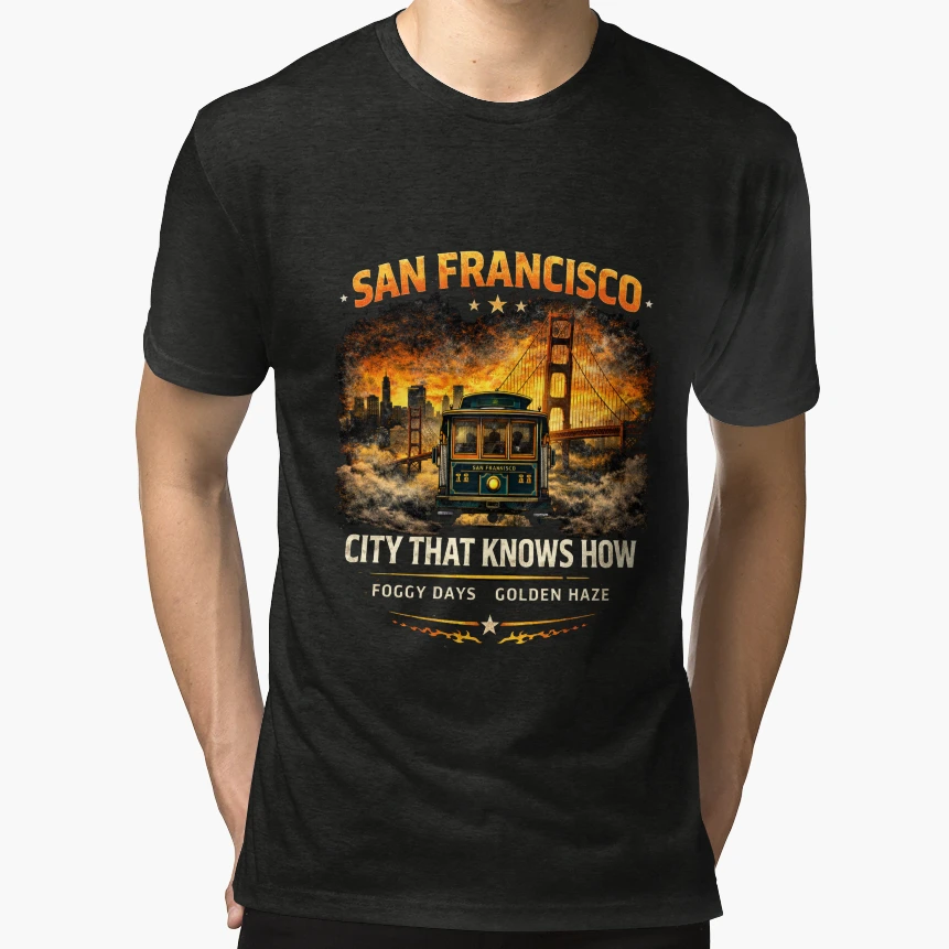 San Francisco T-Shirt - Aesthetic Graphic Men Women - T-Shirt, Sweatshirt, Hoodie