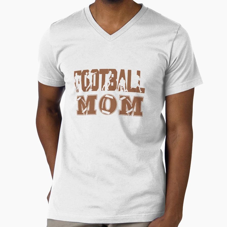 Football Mom T-Shirt - Minimalist Print for Adults - T-Shirt, Sweatshirt, Hoodie