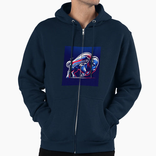 Buffalo Football Hoodie - Minimalist Print Unisex - T-Shirt, Sweatshirt, Hoodie