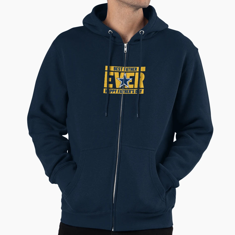 Fathers Day Best Father Ever Hoodie - Graphic Print Men Women - T-Shirt, Sweatshirt, Hoodie