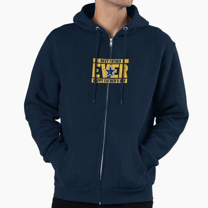 Fathers Day Best Father Ever Hoodie - Graphic Print Men Women - T-Shirt, Sweatshirt, Hoodie